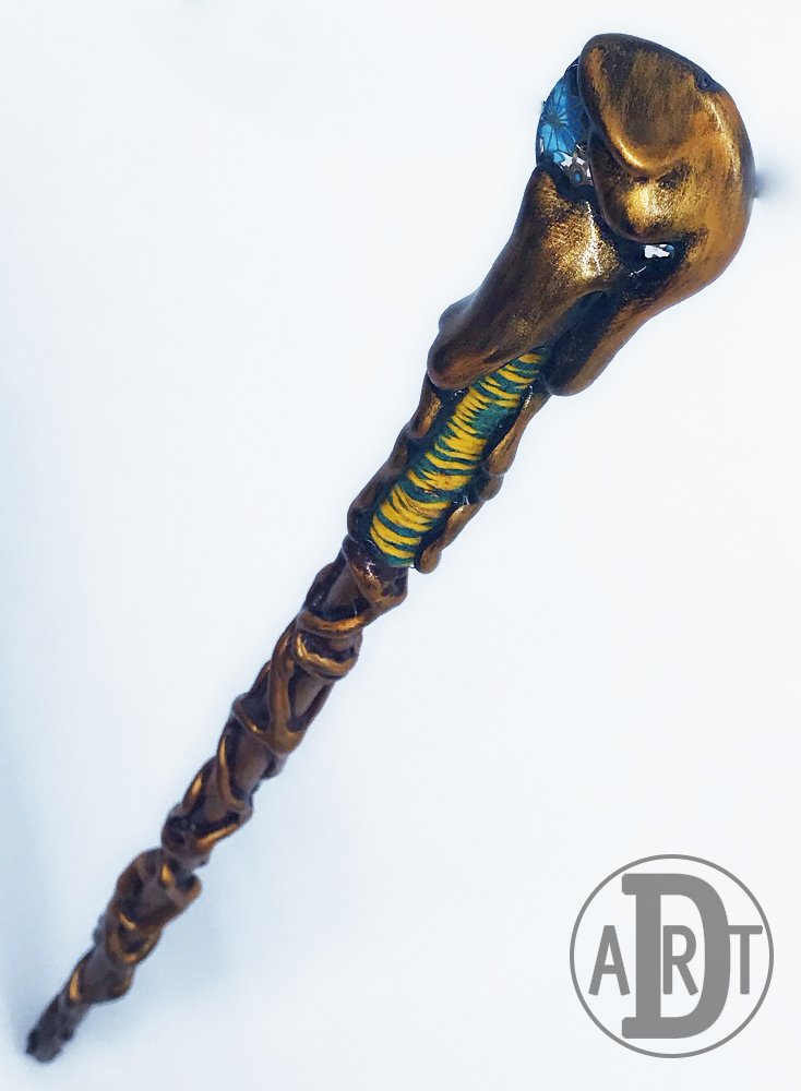 wand_27_1 Чарівна паличка Слизерин блакитний флорес