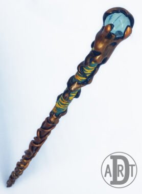 чарівна паличка Слизерин блакитна куля https://doroshuk.art/